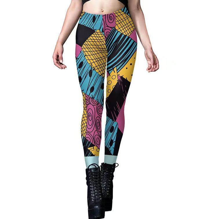 The Elara Ragdoll Patchwork Leggings