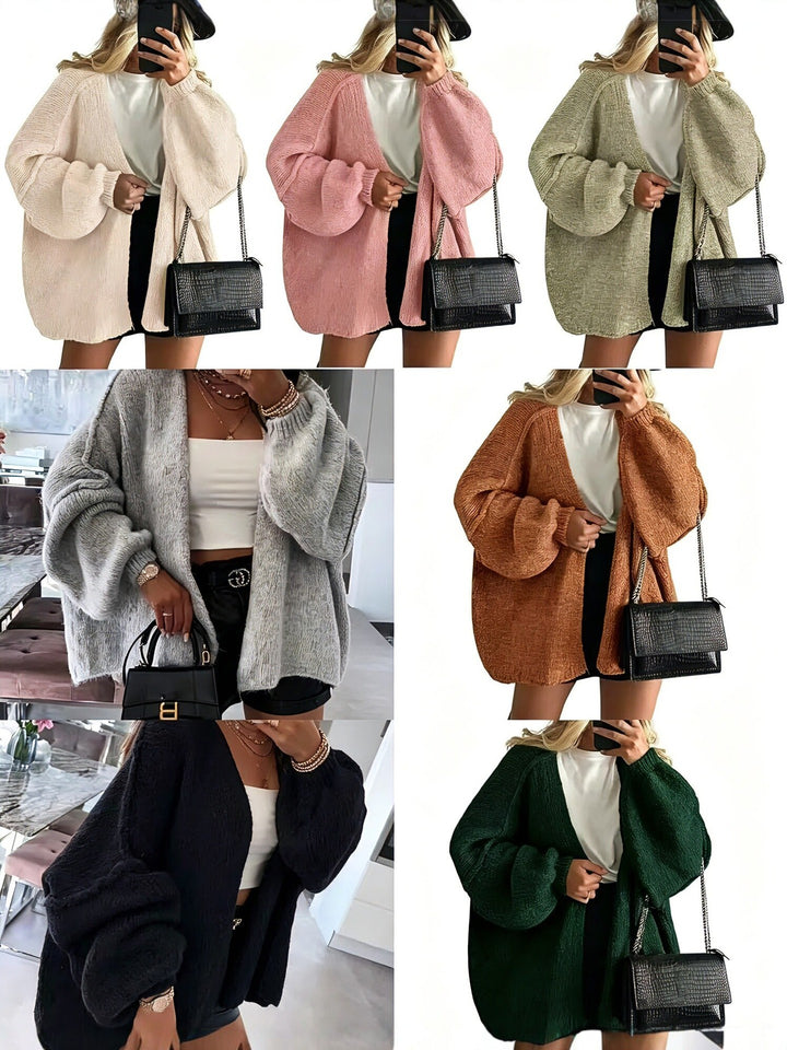 The Elara Plush Oversized Cardigan