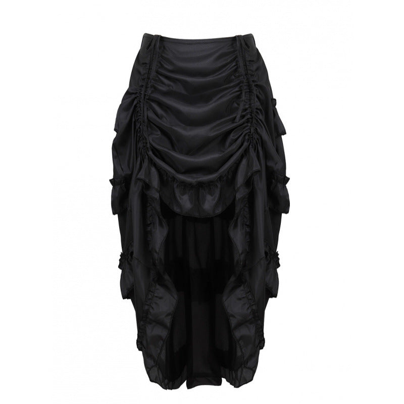 The Elara Nocturne Pirate Ruffle Skirt