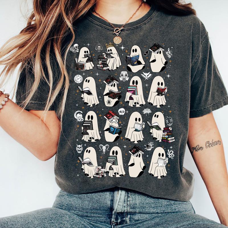 The Elara Ghost Readers Halloween Graphic Top