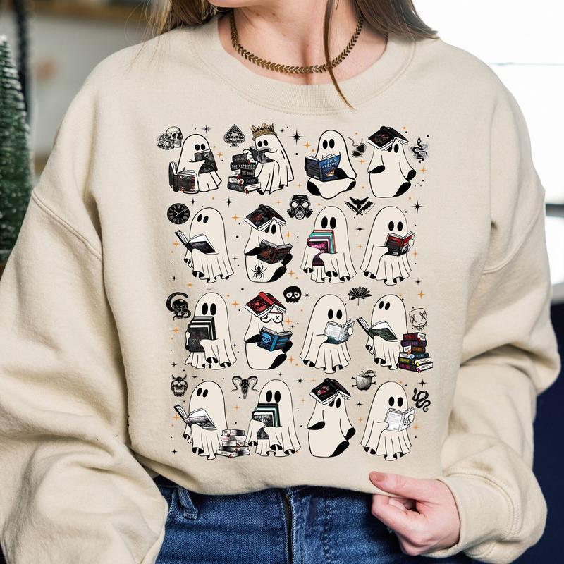 The Elara Ghost Readers Halloween Graphic Top