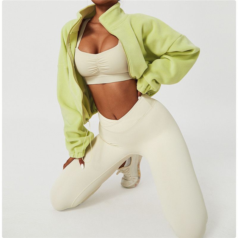 The Elara Cozy Polar Fleece Cropped Jacket