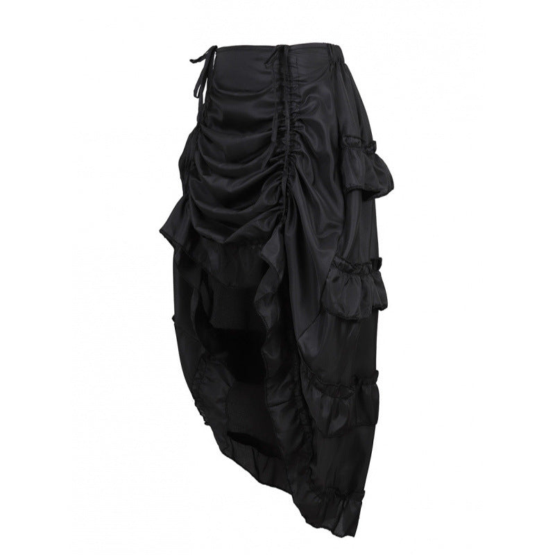 The Elara Nocturne Pirate Ruffle Skirt