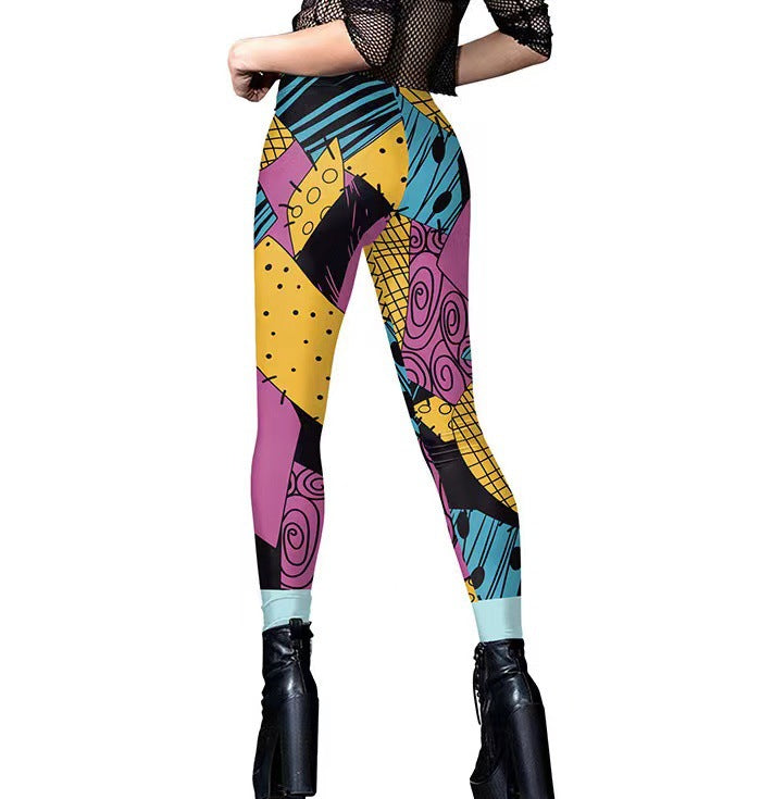 The Elara Ragdoll Patchwork Leggings