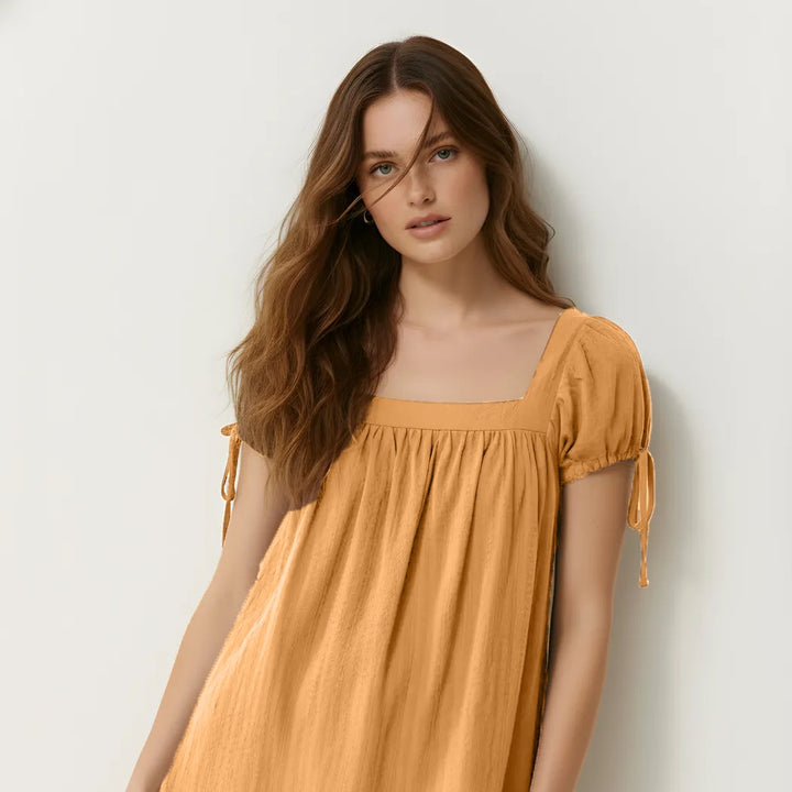 The Elara Romantic Square Neck Top