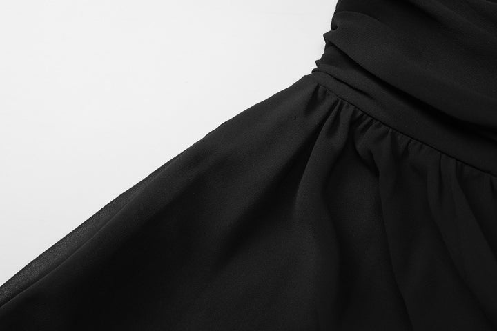 The Elara Flowy Spaghetti Strap Mini Dress