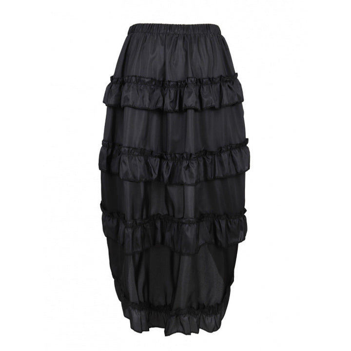The Elara Nocturne Pirate Ruffle Skirt