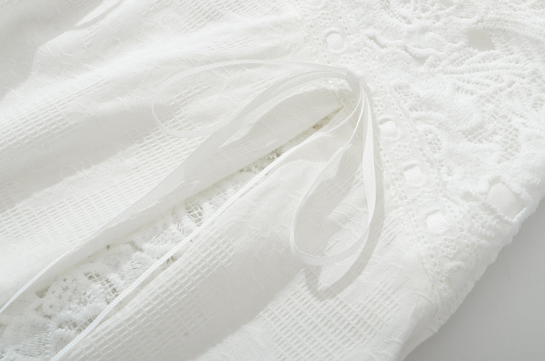 The Elara Solenne Cotton Lace Separates