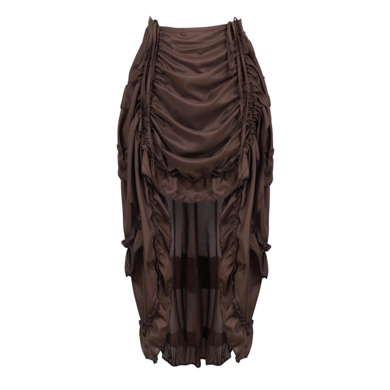 The Elara Nocturne Pirate Ruffle Skirt