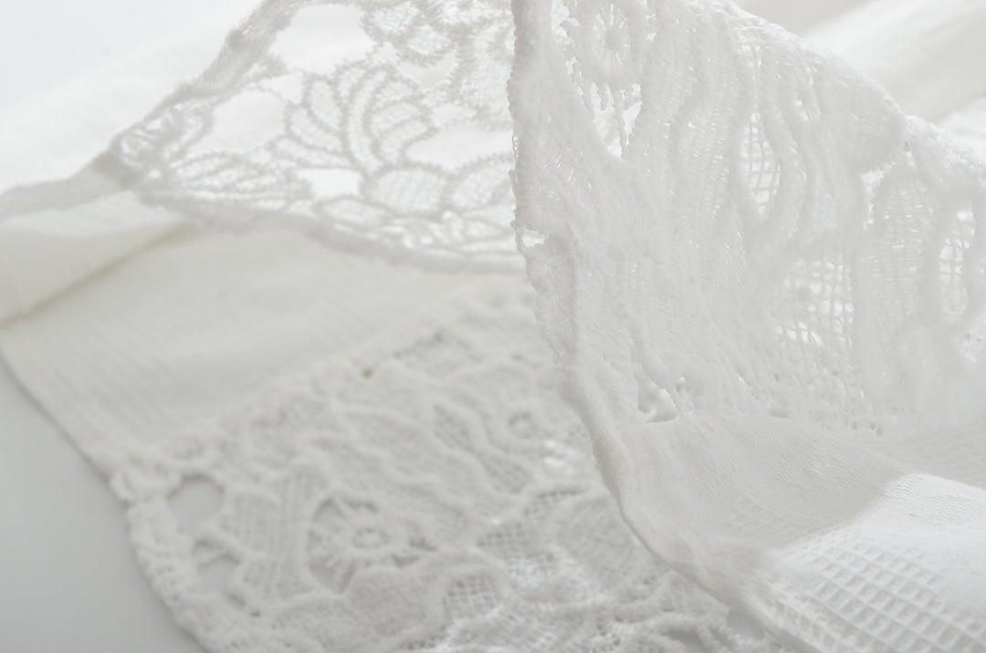 The Elara Solenne Cotton Lace Separates