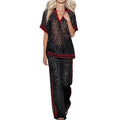 The Elara Leopard Sheer Palazzo Suit