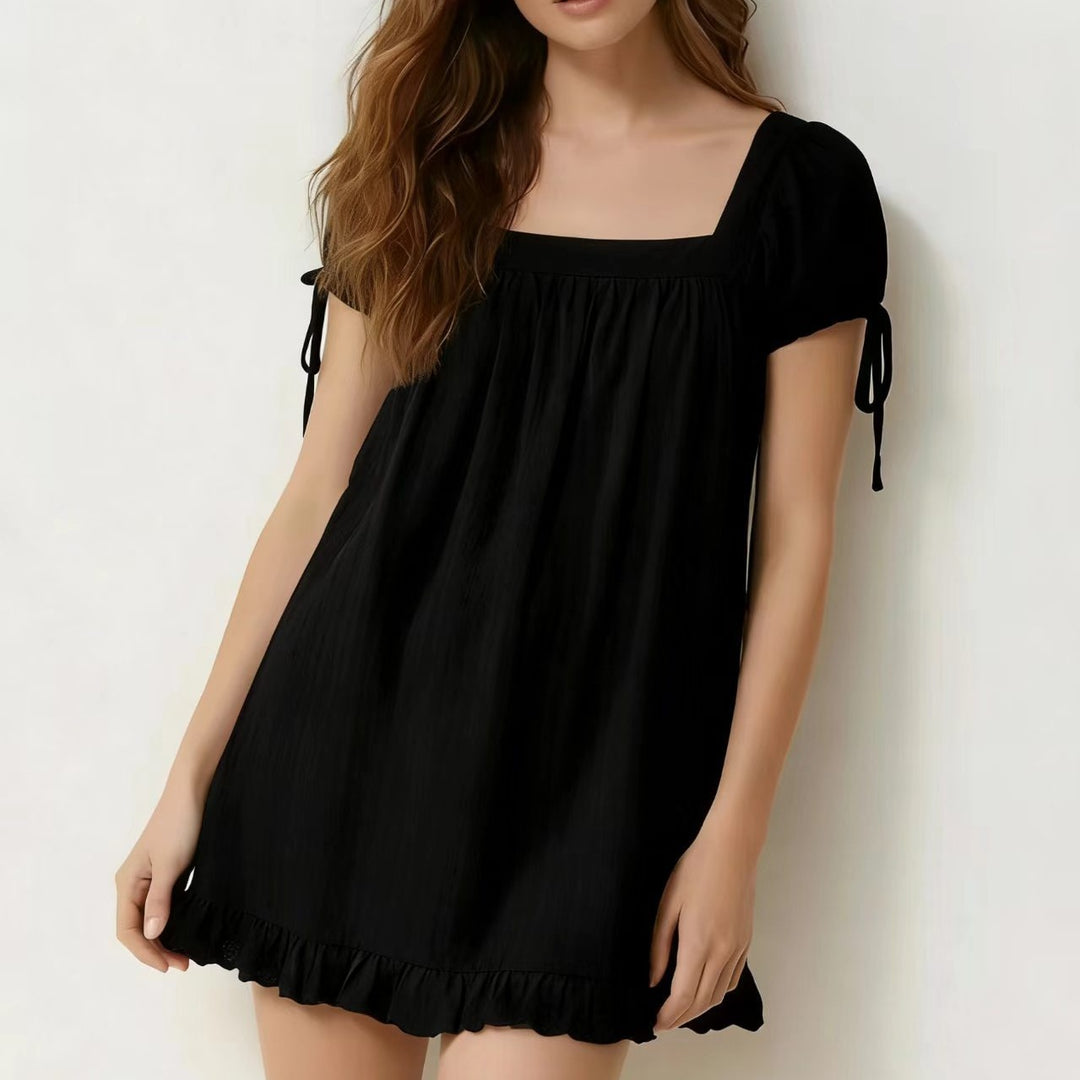 The Elara Romantic Square Neck Top