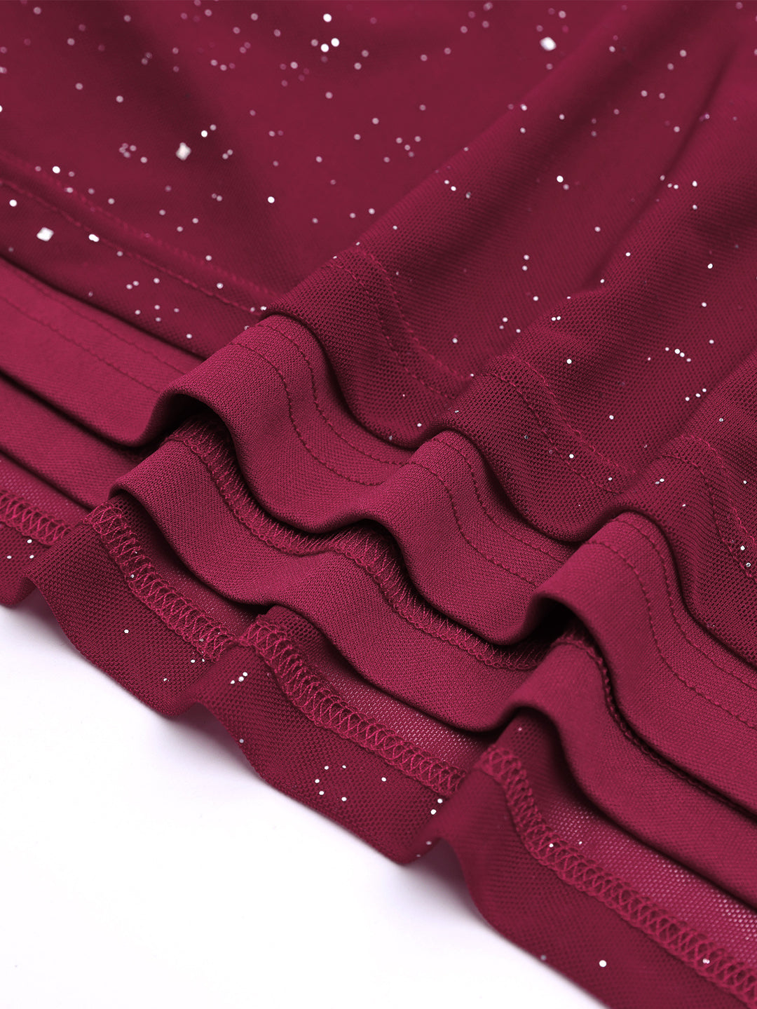 The Elara Stardust Off Shoulder Ruched Maxi Dress
