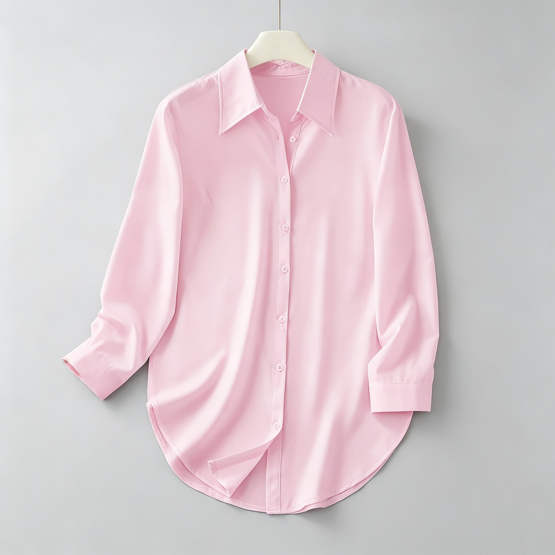 The Elara Curved Hem Longline Shirt