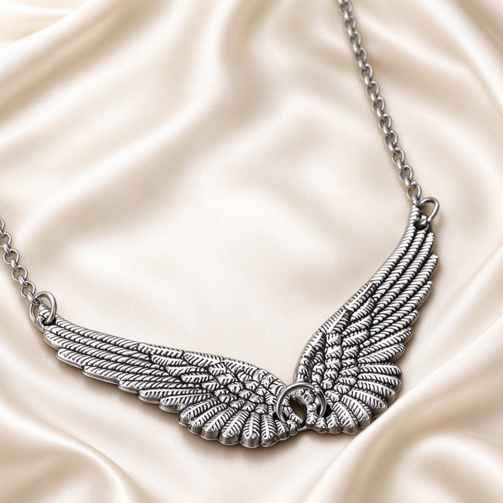Vintage Angel Wing Necklace