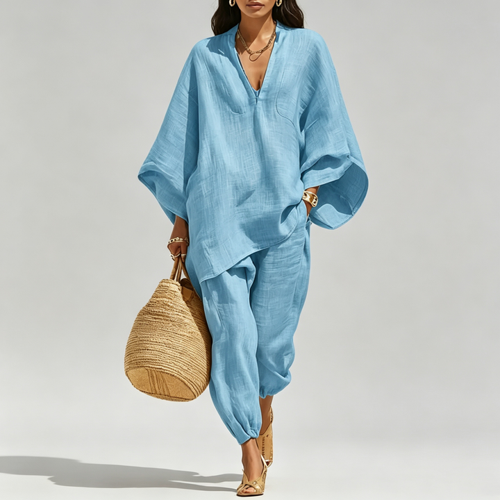 The Elara Airy Batwing Lounge Set
