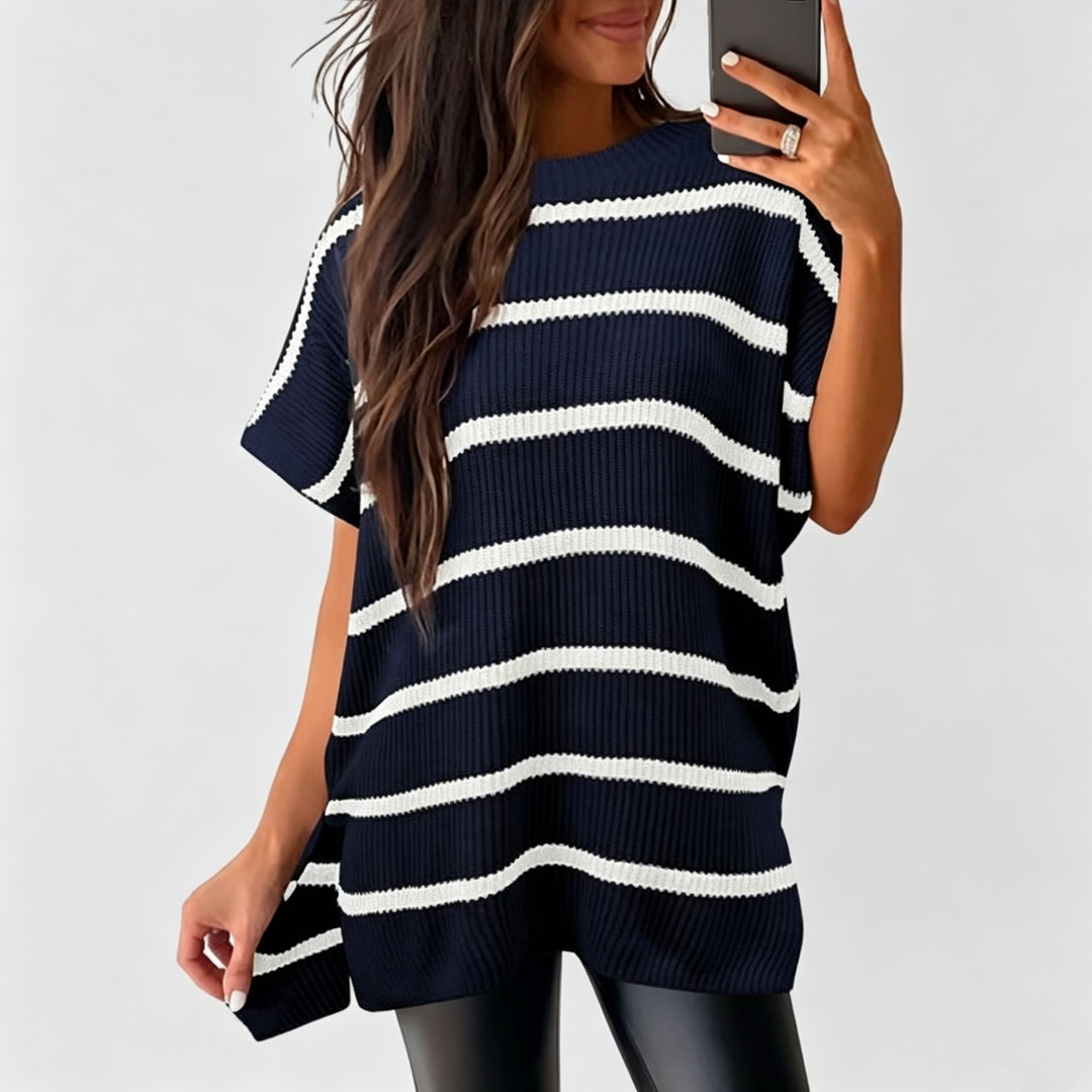 The Elara Oversized Chenille Knit Top