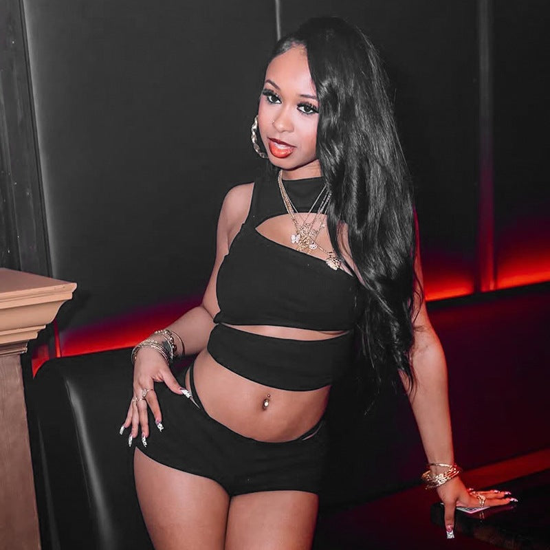 Asymmetric Cutout Two-Piece