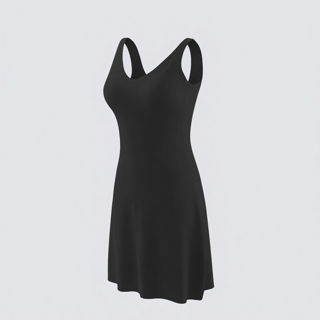 The Elara Cool Touch Seamless Mini Dress