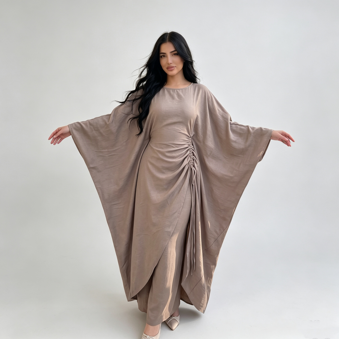 The Elara Cinched Kaftan Trouser Set
