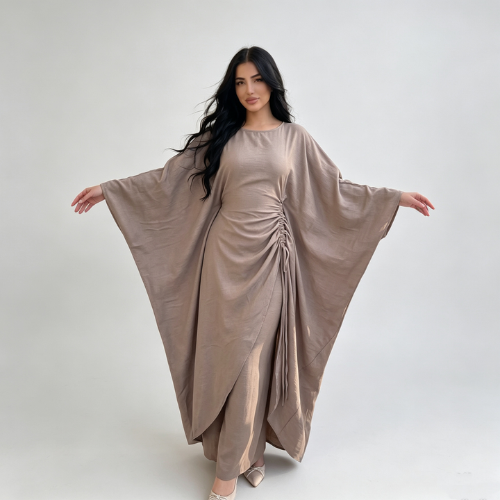 The Elara Cinched Kaftan Trouser Set
