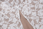 The Elara Midnight Lace Illusion Maxi Dress