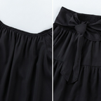 The Elara Off-Shoulder Tiered Wide-Leg Set