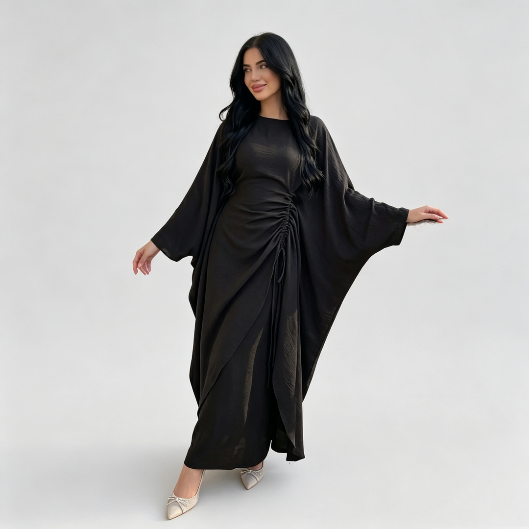 The Elara Cinched Kaftan Trouser Set