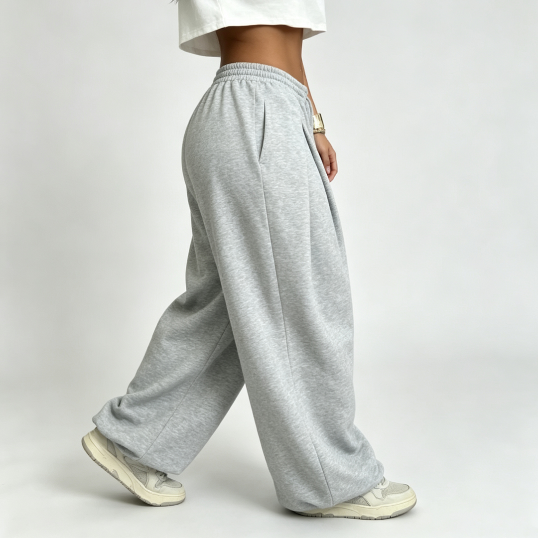 The Elara Relaxed Pleated Wide-Leg Pants