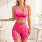 The Elara Leopard Yoga Set