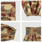 The Elara Paisley Palazzo Set