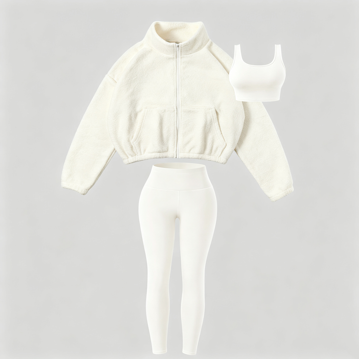 The Elara Fleece Active 3-Piece Set