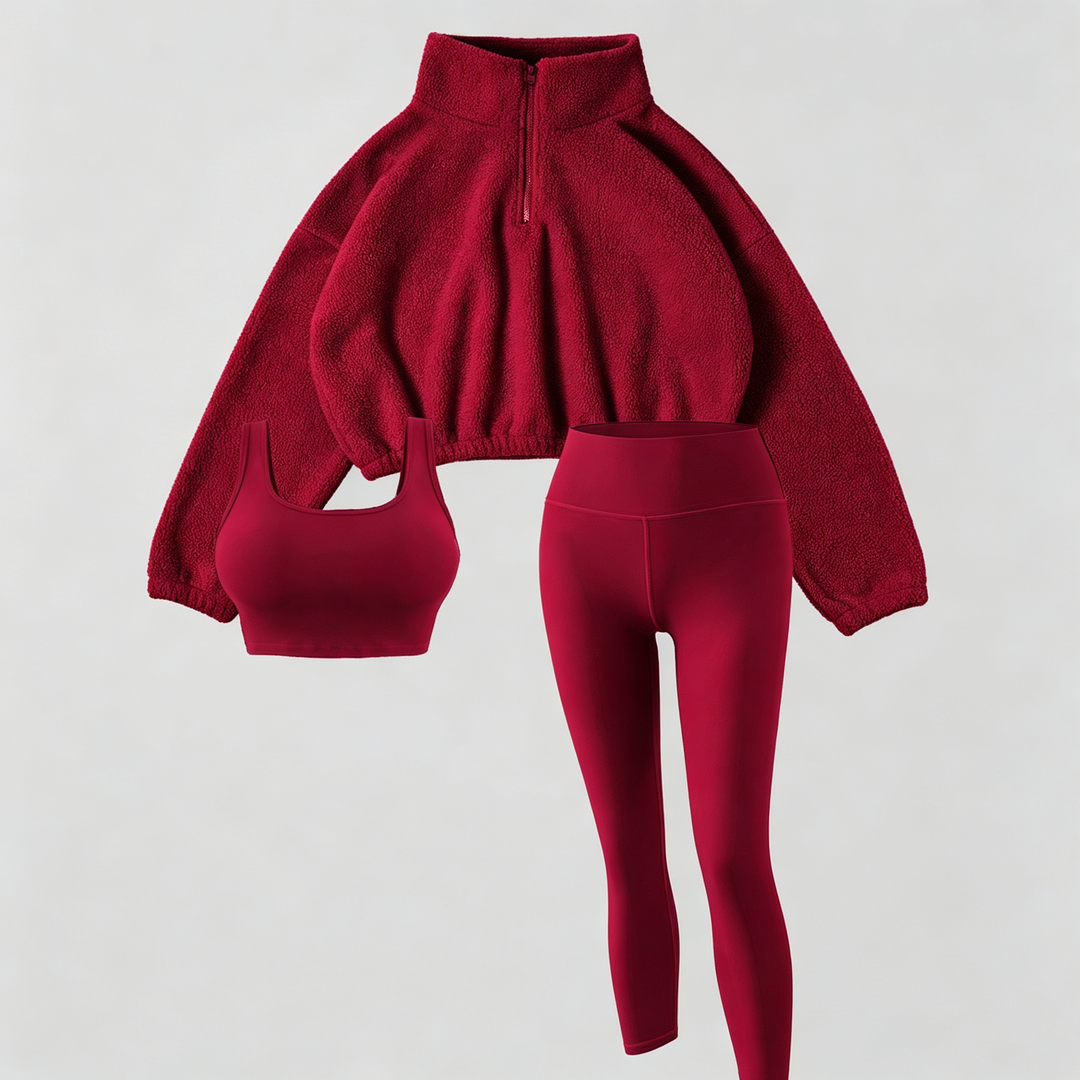 The Elara Fleece Active 3-Piece Set