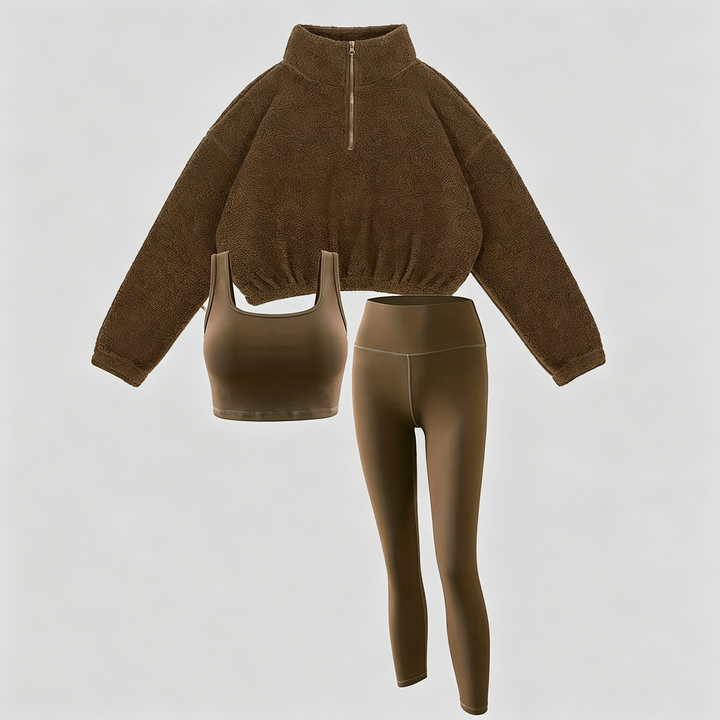 The Elara Fleece Active 3-Piece Set