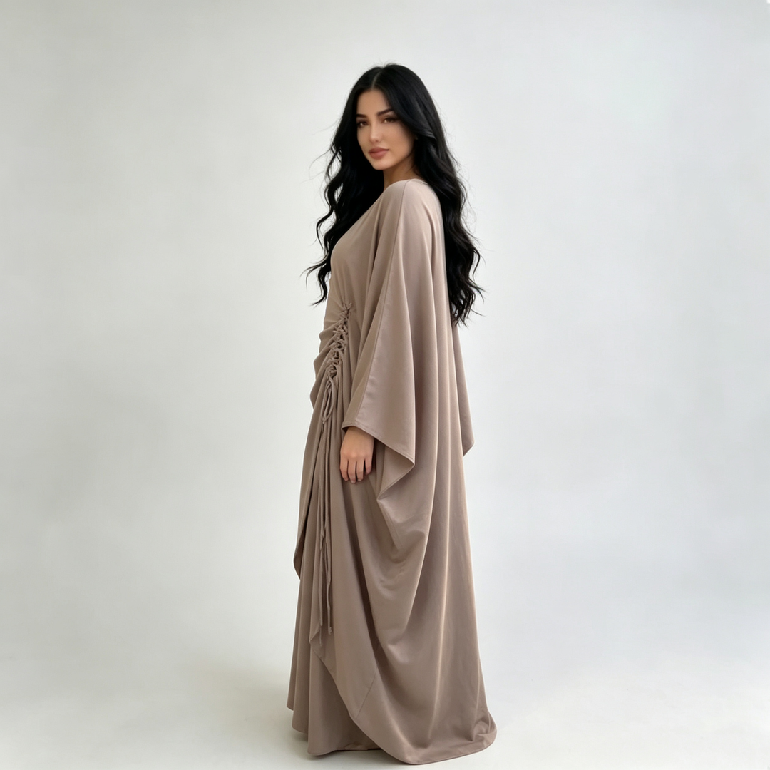 The Elara Cinched Kaftan Trouser Set
