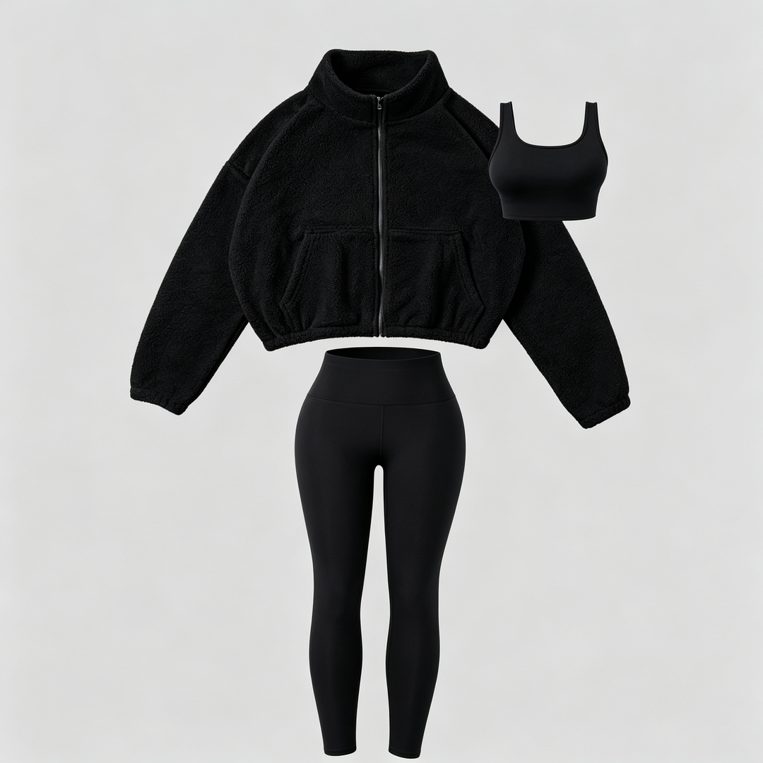 The Elara Fleece Active 3-Piece Set
