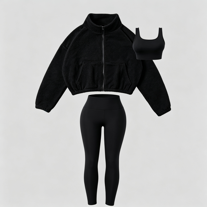 The Elara Fleece Active 3-Piece Set