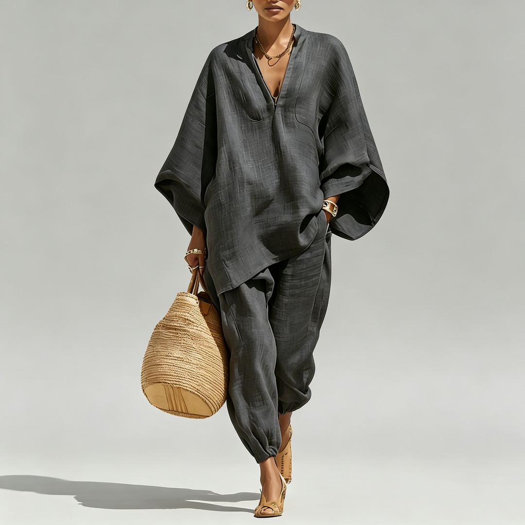 The Elara Airy Batwing Lounge Set