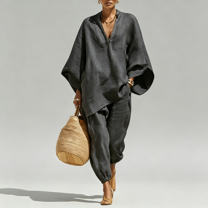 The Elara Airy Batwing Lounge Set