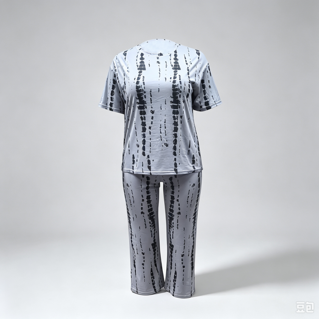 The Elara Tie-Dye Tee Set
