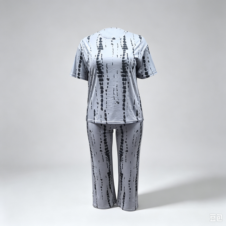 The Elara Tie-Dye Tee Set