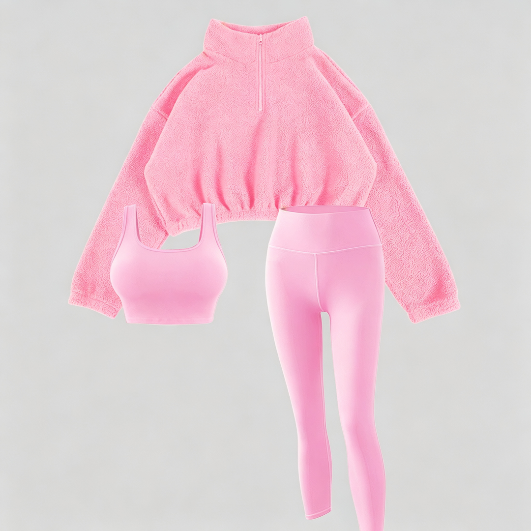 The Elara Fleece Active 3-Piece Set