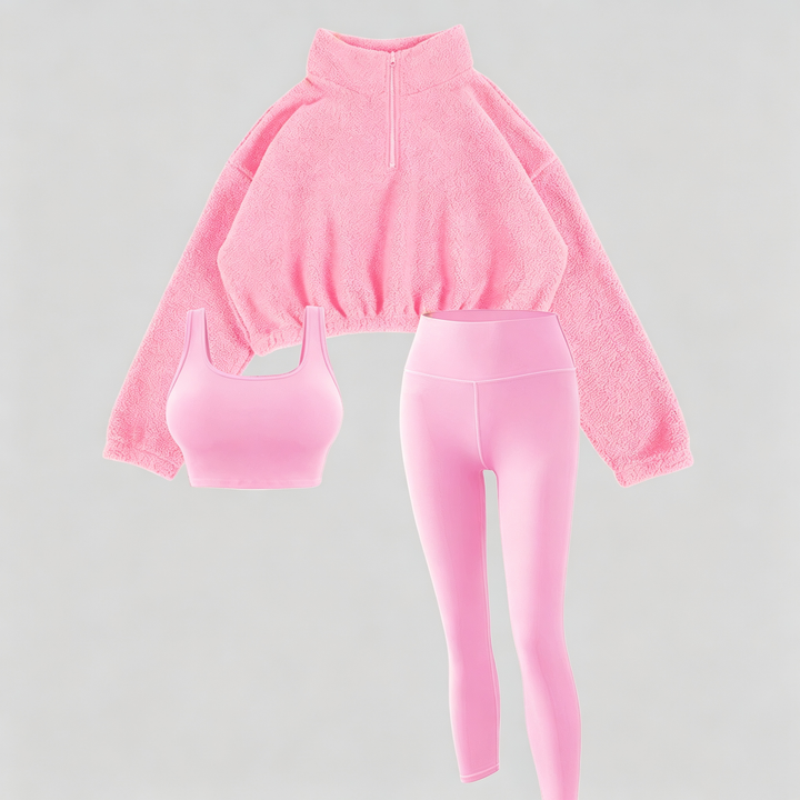 The Elara Fleece Active 3-Piece Set