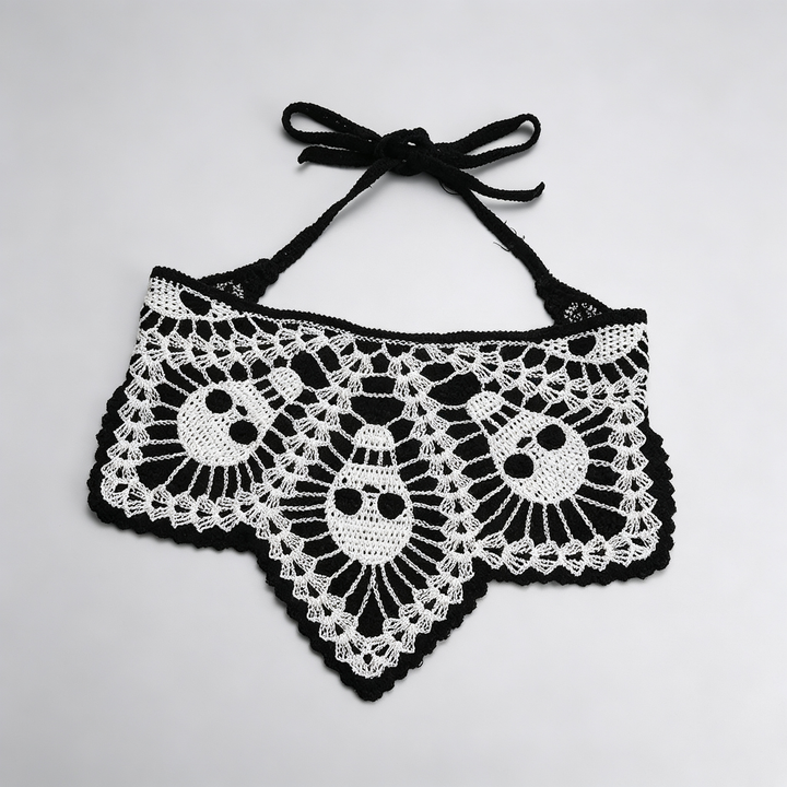 The Elara Halloween Crochet Headscarf
