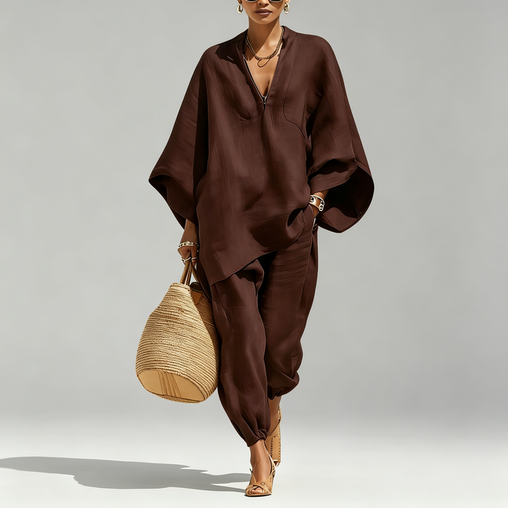 The Elara Airy Batwing Lounge Set