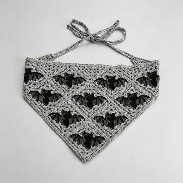 The Elara Halloween Crochet Headscarf