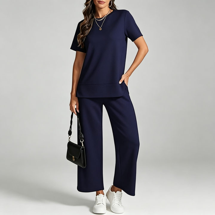 The Elara Soft Flow Wide-Leg Set
