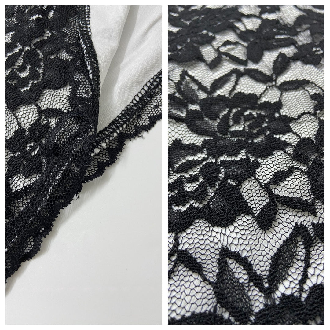 The Elara Deep V Lace Halter Party Dress