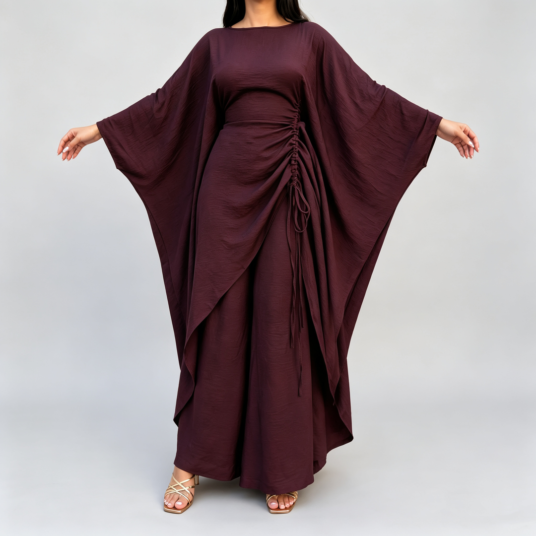 The Elara Cinched Kaftan Trouser Set