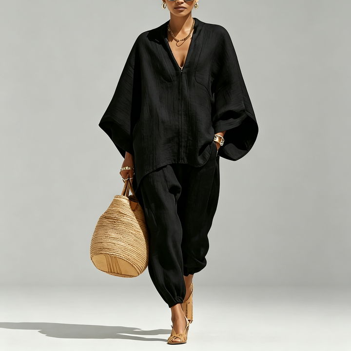 The Elara Airy Batwing Lounge Set